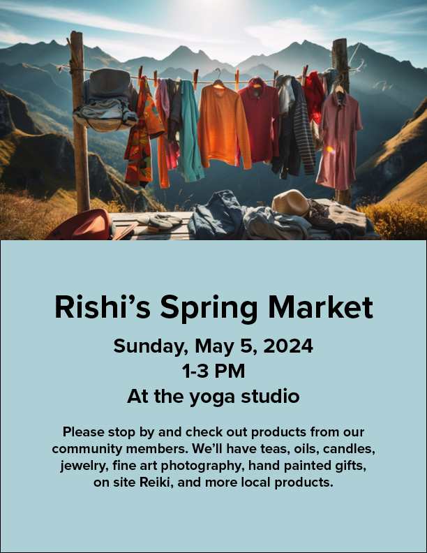 Rishi's Community Yoga Spring Market Live Music Denver Colorado