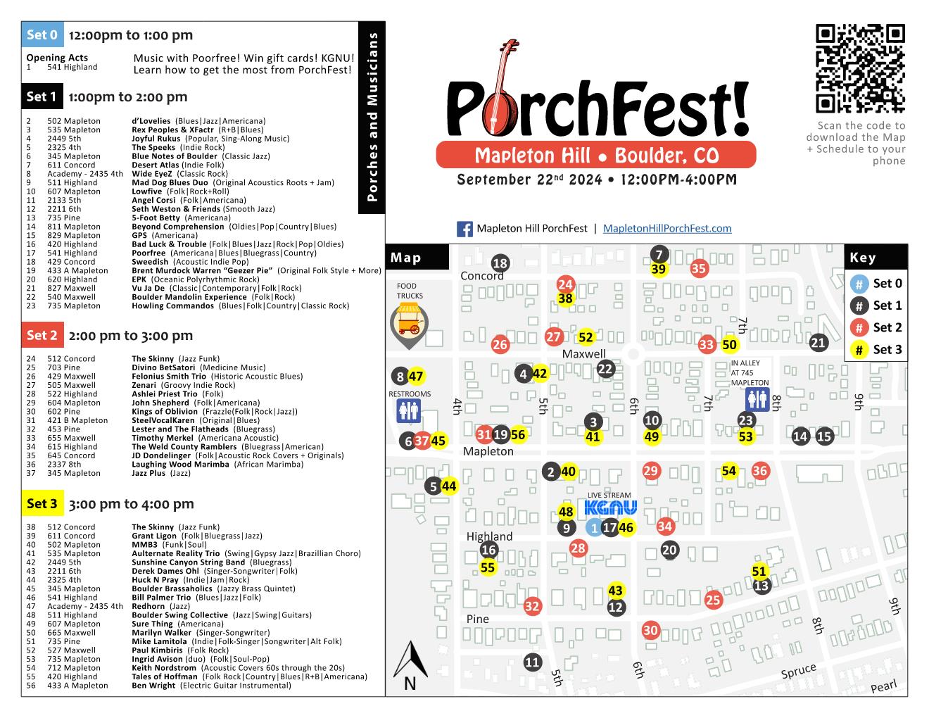Porch Fest Boulder 2024 Live Music
