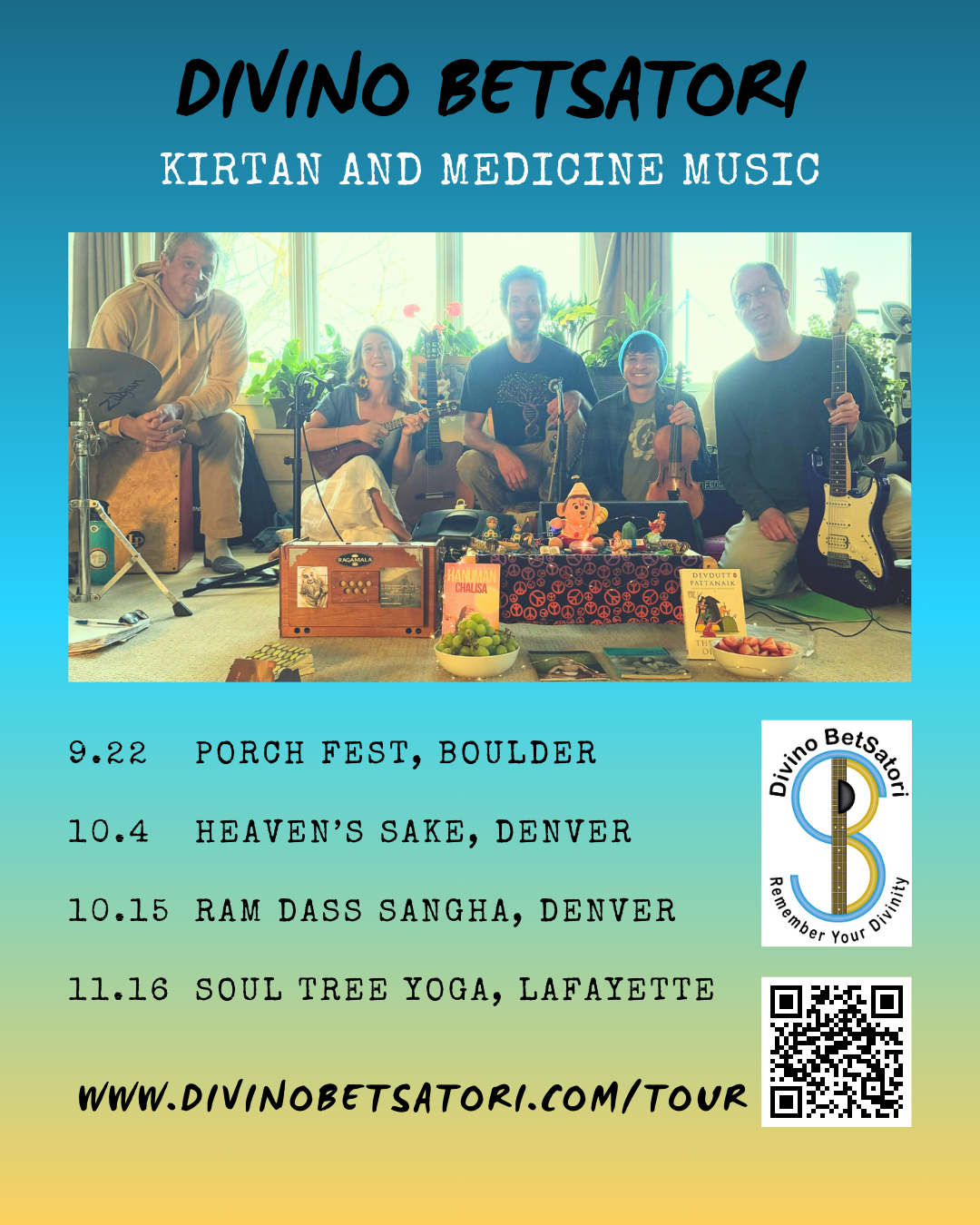 Divino BetSatori Boulder Denver Colorado Medicine Music Kirtan Band