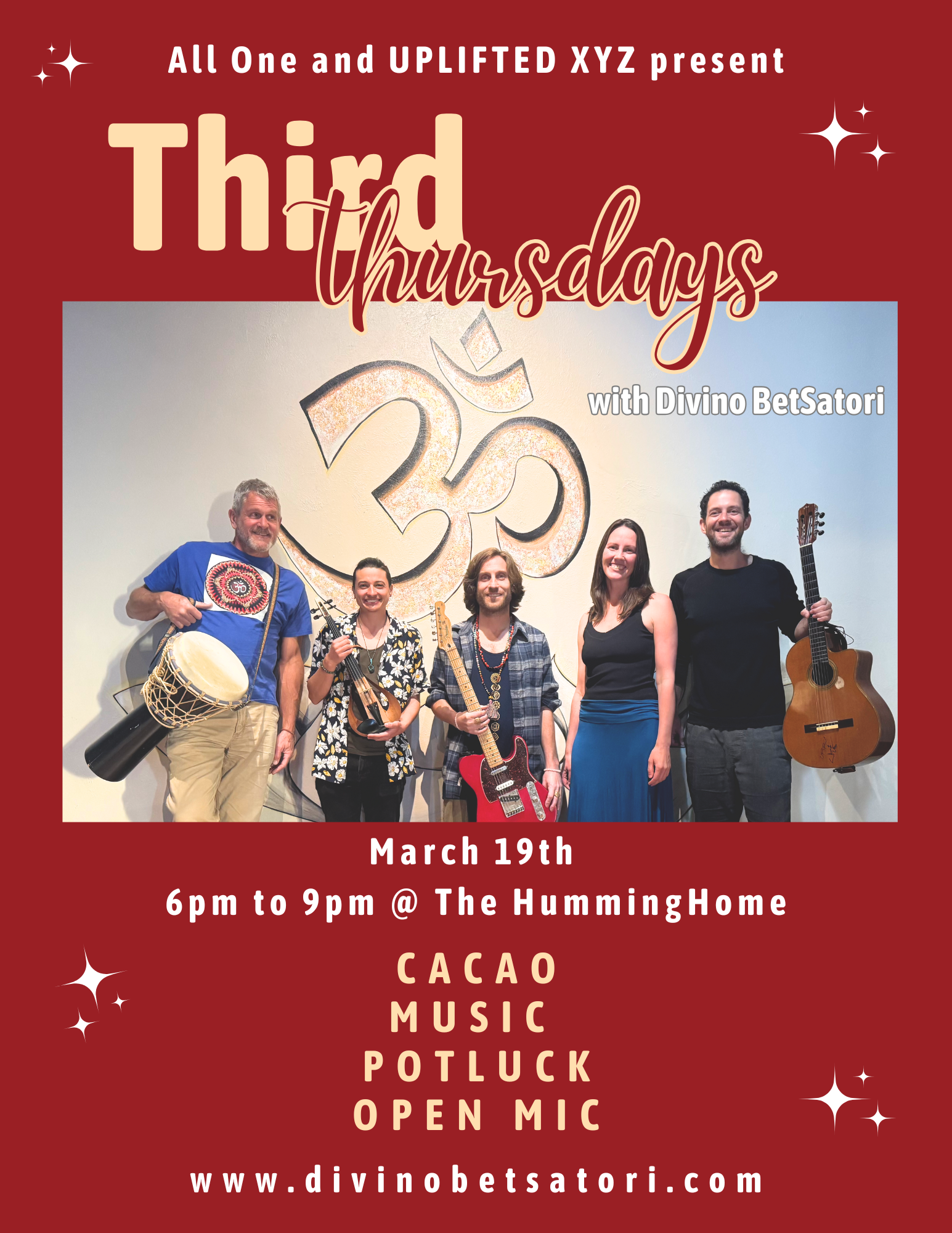 All One Third Thursdays Boulder Kirtan Live Music Colorado